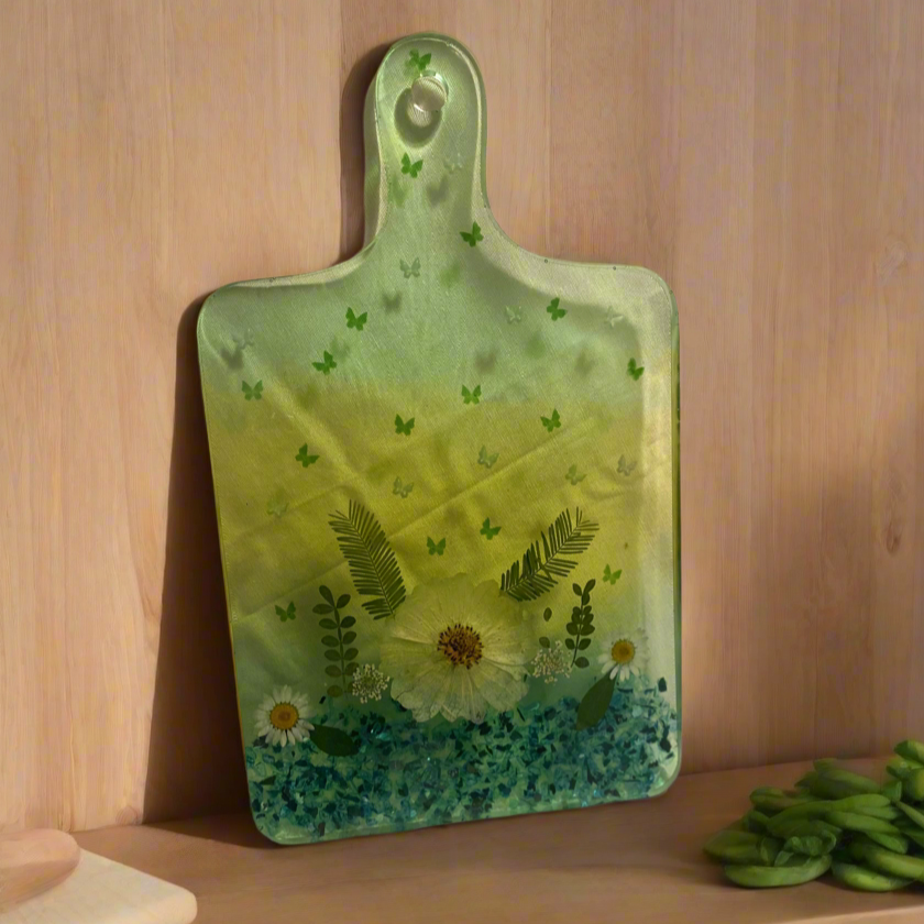 Real Flower Decorative Cutting Board