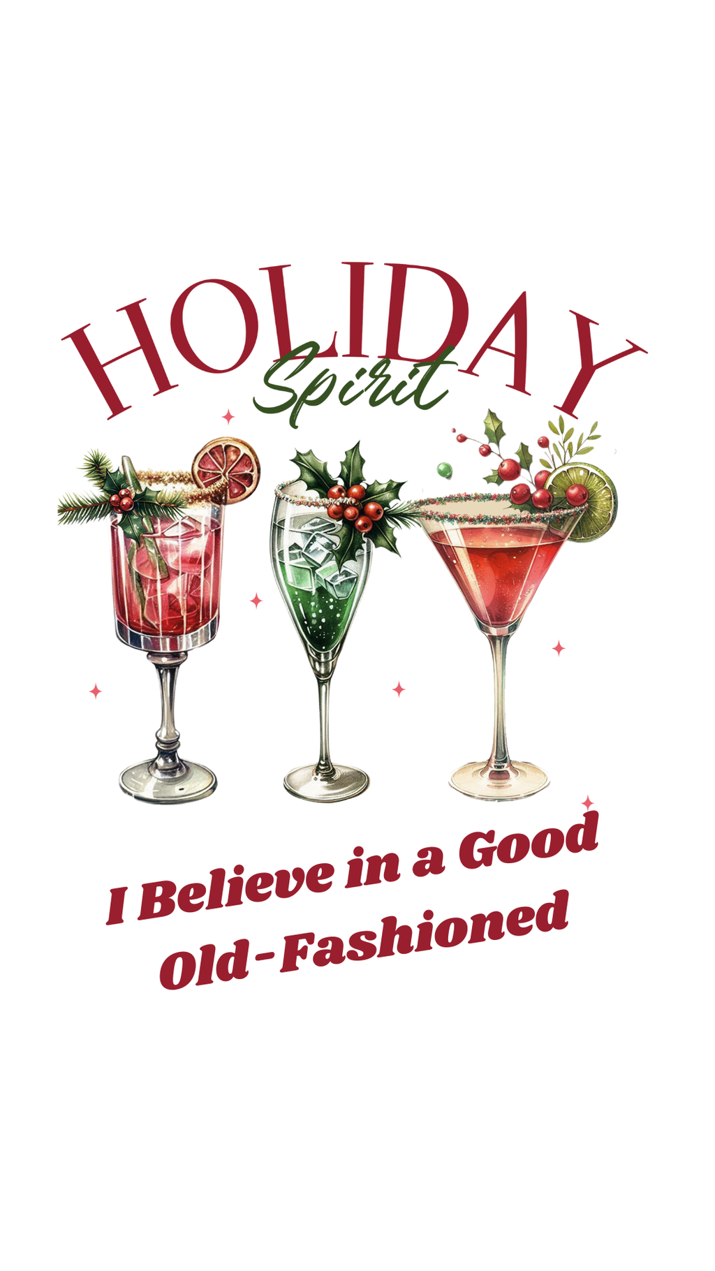 Sassy Holiday Cocktail Wallpaper Pack (10 Designs)