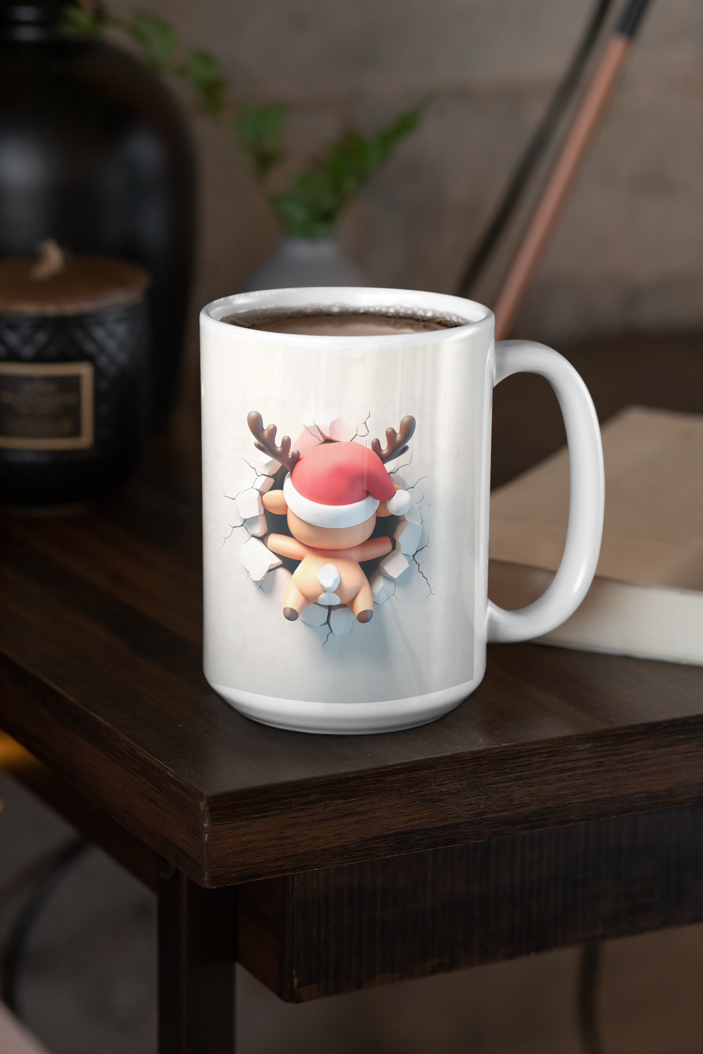 Bust-Through Christmas Mugs 15oz