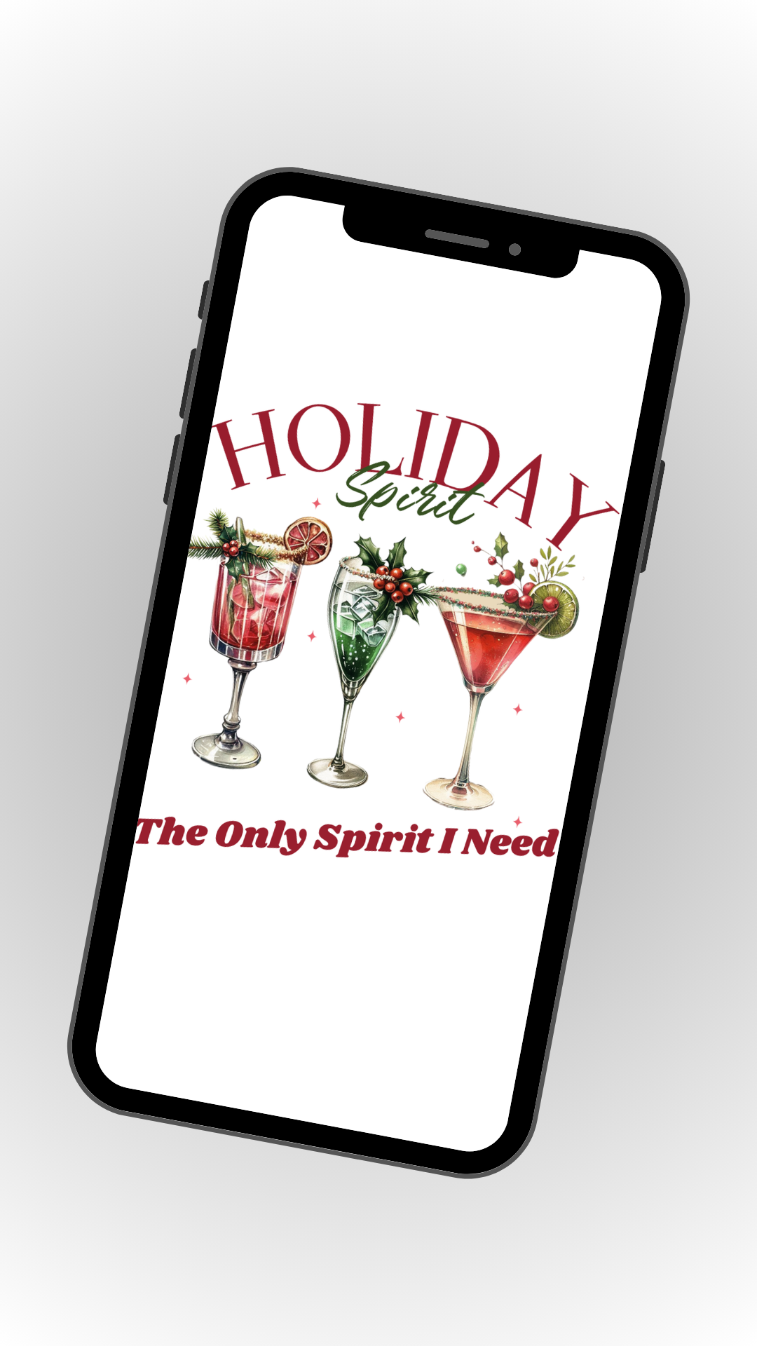 Sassy Holiday Cocktail Wallpaper Pack (10 Designs)
