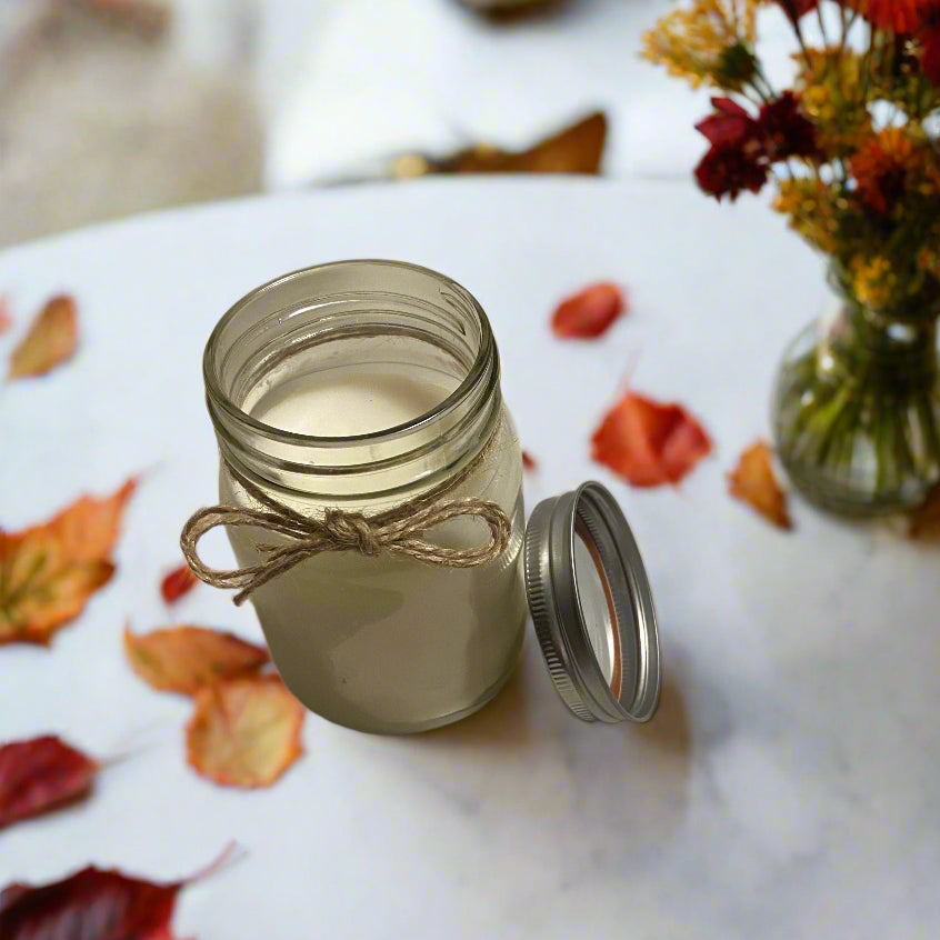Autumn Enchanted - Handcrafted Coconut Apricot Candle