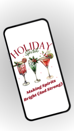 Sassy Holiday Cocktail Wallpaper Pack (10 Designs)