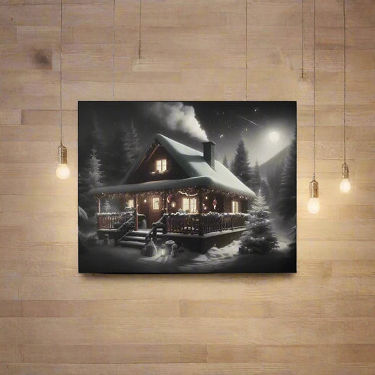 Cozy Cabin Metal Print | Perfect Decor