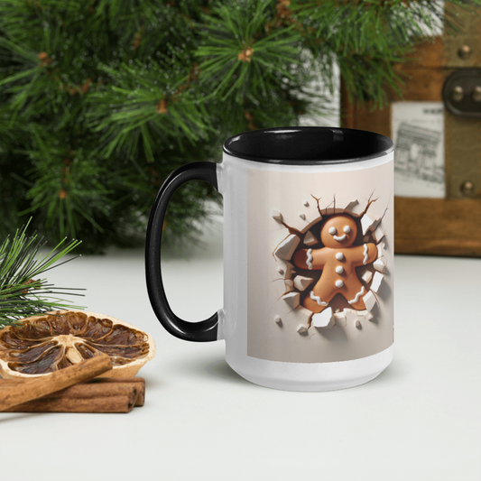 Gingerbread Surprise Mug | Bustin' Through with Holiday Cheer!