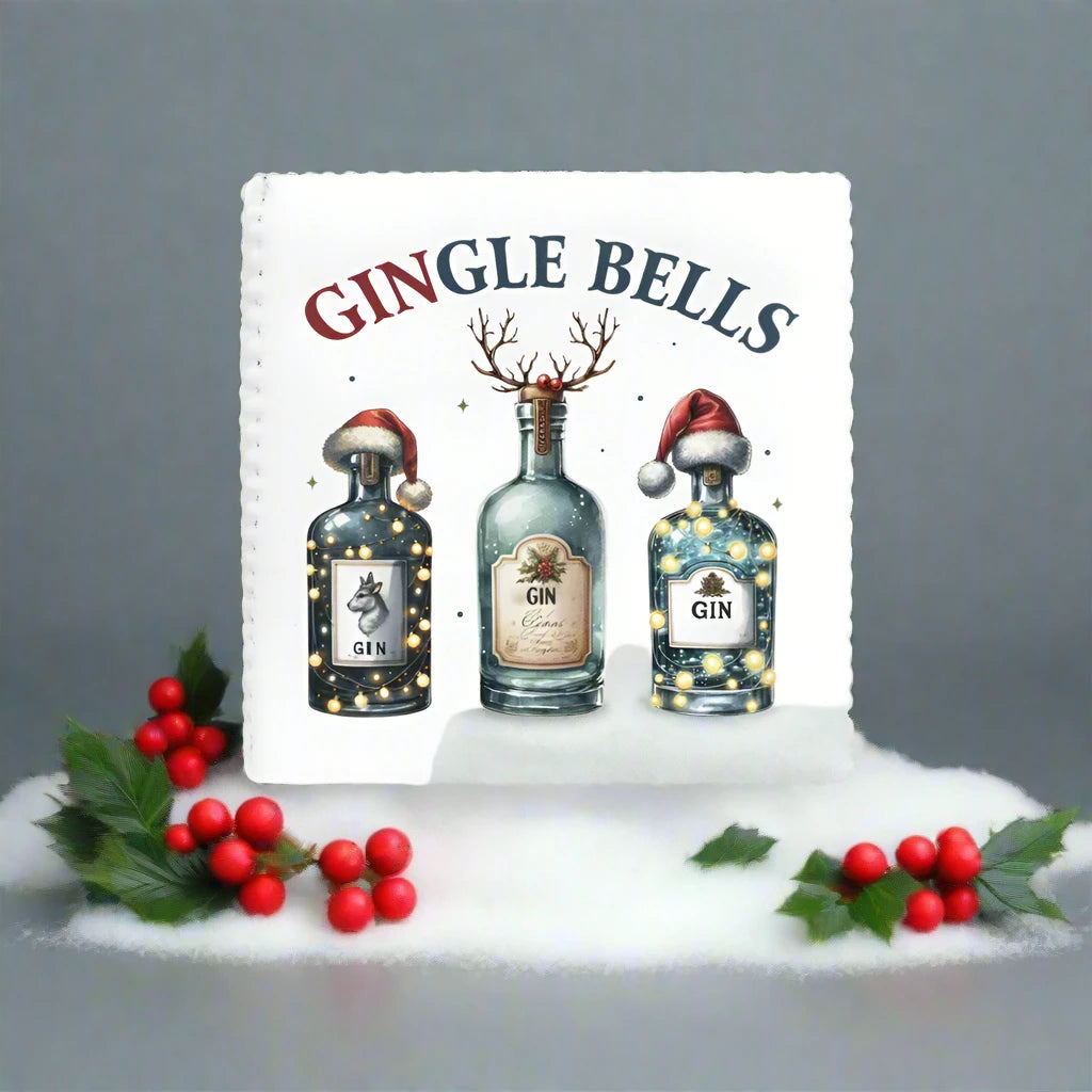 Festive Gingle Bells Can Cooler | Keep Your Gin Chilled in Holiday Style